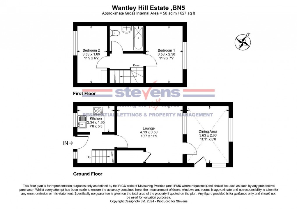 Floorplan for Wantley Hill Estate, Henfield